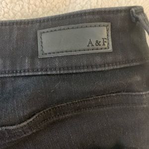 Abercrombie and fitch jeggings. 12 L. Black.